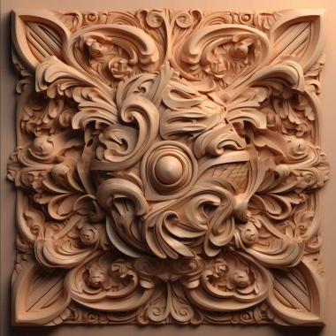 Patterns and decorations SFD 3 3d model